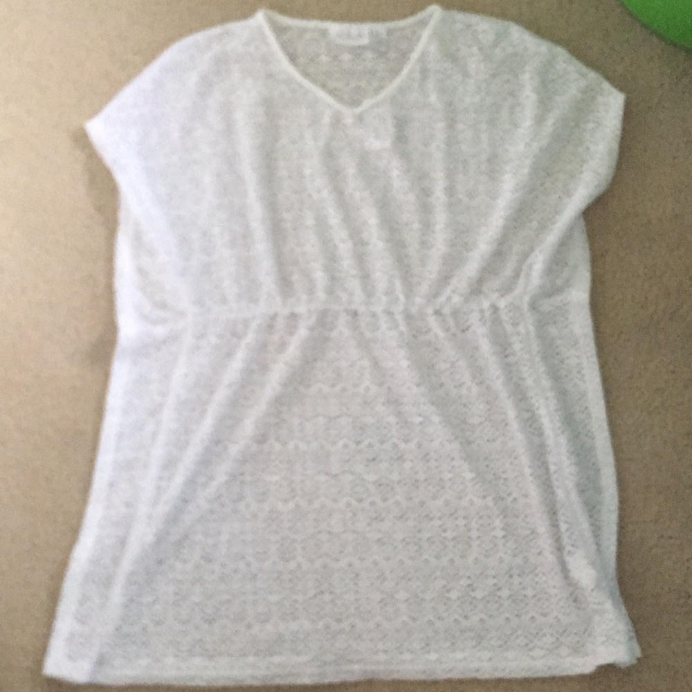 childrens place white cover up